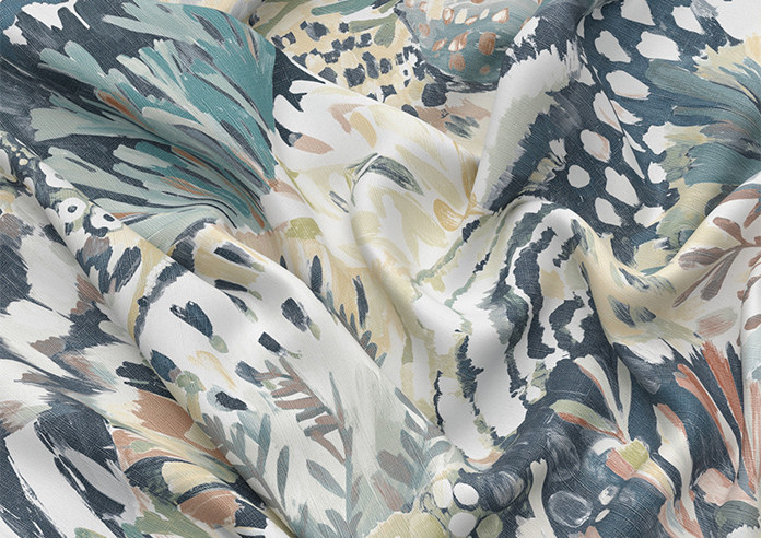 Maggie, Teal - Made to Measure Curtains - Image 4
